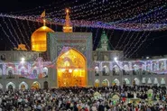 حرم مطهر رضوی در اعیاد شعبانیه، کانون شور و خدمت‌رسانی به زائران است