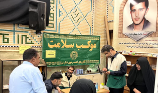 میزبانی روزانه از ۱۰۰۰ زائر اربعین در موکب رضوی قم