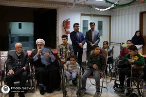 حضور تولیت آستان قدس رضوی در آسایشگاه شهید فیاض بخش مشهد