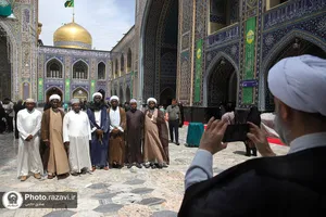حال و هوای حرم مطهر رضوی در آستانه ولادت امام رضا علیه&zwnj;السلام