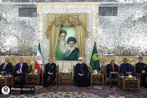 دیدار شرکت کنندگان بیست و هشتمین اجلاسیه سازمان اکو با تولیت آستان قدس رضوی-1