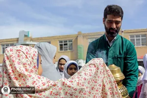 چهارشنبه های امام رضایی در دبستان دخترانه عترت