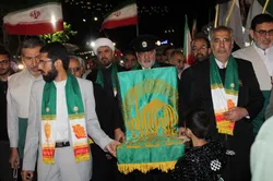 حضور کاروان «زیر سایه خورشید» در تجمعات شب‌های اقتدار سمنان