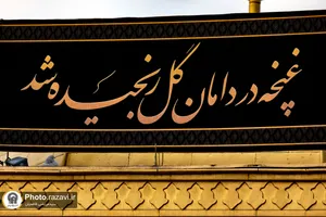 سیاه پوشی حرم مطهر رضوی در ایام فاطمیه