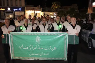 خادمیاران رضوی سمنان در «شب‌های اقتدار» به سوگ امام رئوف(ع) نشستند/ گزارش تصویری