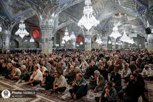 عزاداری شهادت حضرت زهرا سلام&zwnj;الله علیها در رواق امام خمینی (ره)

