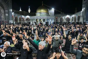 عزاداری هیأت&zwnj;های مذهبی استان سیستان و بلوچستان در حسینیه حرم