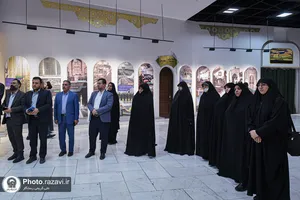 بازدید مدیران مدارس امام رضا علیه&zwnj;السلام از رواق خدمت حرم مطهر رضوی