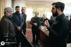 حضور مدیر عالی حرم مطهر رضوی در تحریریه آستان نیوز