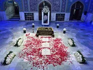 آئین چهلمین روز تدفین قائد شهید امت در حرم رضوی برگزارمی‌شود