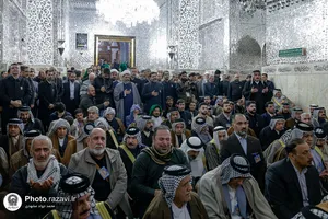 تشرف شیوخ عشایر عراق به حرم مطهر رضوی
