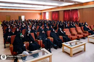 جشن فارغ&zwnj;التحصیلی دانش&zwnj;آموزان پایه نهم دبیرستان امام رضا علیه&zwnj;السلام