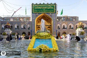 به استقبال بهار در حرم مطهر رضوی