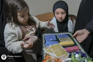 دیدار خدام حرم مطهر رضوی با خانواده شهدای لبنان