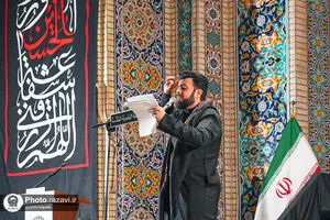 عزاداری زائران عرب&zwnj;زبان در حرم مطهر رضوی