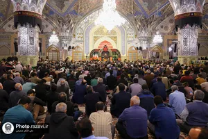 مراسم گرامیداشت حماسه ٩ دی در حرم مطهر رضوی - 1