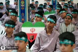 زنگ استکبارستیزی در مدرسه امام رضا(ع)