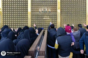 تشرف کاروان زیارت اولی بیماران خاص استان کرمان به حرم مطهر رضوی