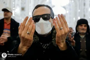 تشرف جمعی از روشندلان استان مازندران به حرم مطهر رضوی