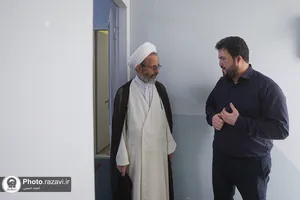 تشرف آیت&zwnj;الله محمود رجبی به حرم مطهر رضوی