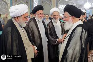 مراسم گرامیداشت سی و چهارمین سالگرد ارتحال امام خمینی در حرم مطهر رضوی