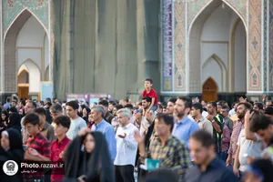قرائت دعای عرفه در حرم مطهر رضوی-2