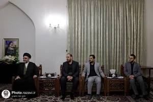 دیدار عمار حکیم با تولیت آستان قدس رضوی