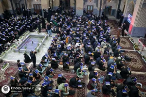 مراسم احیا ناشنوایان در شب بیست و یکم ماه رمضان