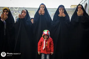 اقامه نماز عید فطر در حرم مطهر رضوی-3