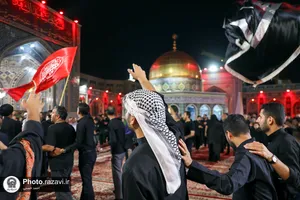 عزاداری هیأت مذهبی استان خوزستان در حسینیه حرم