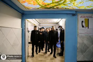 حضور خدام بارگاه منور رضوی در زندان مرکزی مشهد