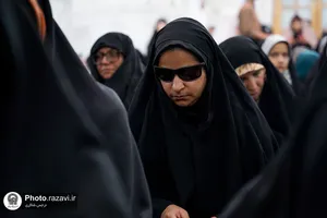 تشرف جمعی از روشن&zwnj;دلان به حرم مطهر رضوی