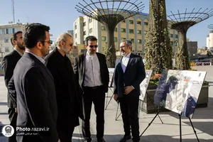 بازدید علی لاریجانی از فعالیت&zwnj;های عمرانی حرم مطهر رضوی