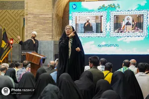 مراسم قرائت دعای عرفه ویژه ناشنوایان و کم شنوایان در حرم&zwnj;مطهر رضوی