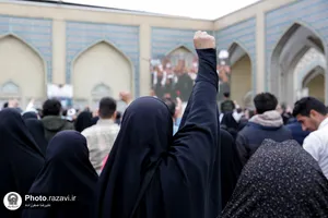 مراسم سخنرانی نوروزی رهبر معظم انقلاب اسلامی در حرم مطهر رضوی - 2