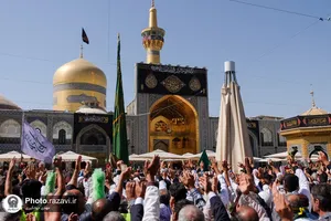 مراسم استقبال از کاروان پیاده مشهد تا کربلا