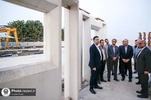 بازدید رئیس مرکز تحقیقات وزارت راه، مسکن و شهرسازی کشور از کارخانه هبلکس رضوی