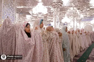جشن تکلیف دوهزار نفری دختران مشهدی-1