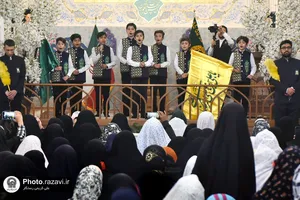 تشرف دانش&zwnj;آموزان مدارس استثنایی کشور به حرم مطهر رضوی