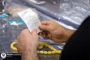تشرف ملی&zwnj;پوشان کشتی ایران به حرم مطهر رضوی