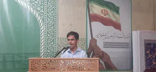 حضور یاوران نوجوان لرستانی در برنامه دارالقرآن حرم مطهر رضوی