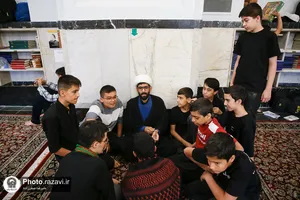 اعتکاف دانش &zwnj;آموزان مدارس امام رضا علیه&zwnj;السلام-٢