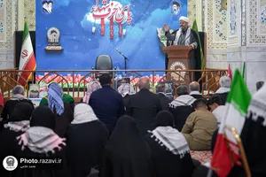 تشرف خانواده شهدای جنگ رمضان استان خوزستان به حرم امام رضا علیه&zwnj;السلام
