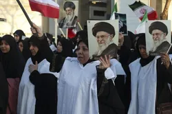 پارک مطهری کرمان میزبان کفن پوشان خانوکی/ گزارش تصویری