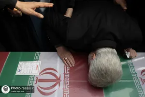 تشییع پیکر شهید شاهد شجاعی&zwnj;پور در حرم مطهر رضوی