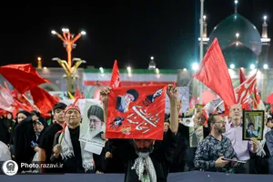 آئین بزرگداشت رهبر شهید انقلاب اسلامی در حرم مطهر رضوی-4
