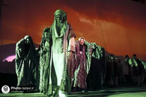 حضور تولیت آستان قدس رضوی در نمایش آیینی آسمان هشتم