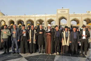 تشرف جمعی از عشایر خوزستان به حرم مطهر رضوی