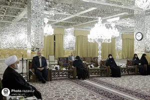 دیدار بانوان شاغل در آستان با تولیت آستان قدس رضوی