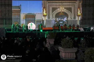 حضور تولیت آستان قدس رضوی در نمایش آیینی آسمان هشتم